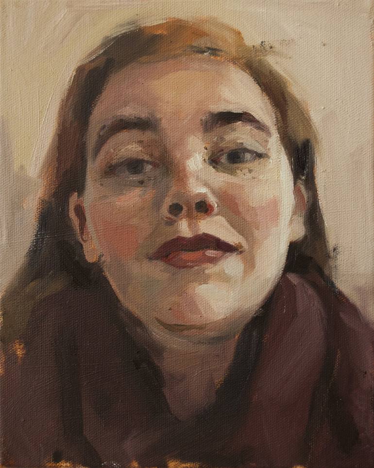 Portrait of Sam Painting by Catherine Graffam | Saatchi Art