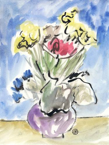 Watercolor Flowers 1 thumb