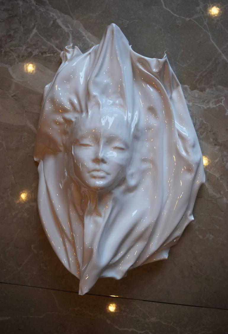 Original Portraiture Portrait Sculpture by Anna Sidi-Yacoub