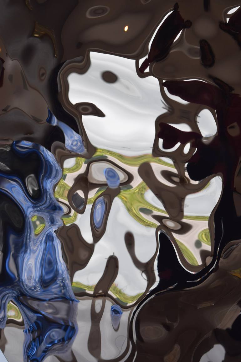 Original Art Deco Abstract Sculpture by Anna Sidi-Yacoub