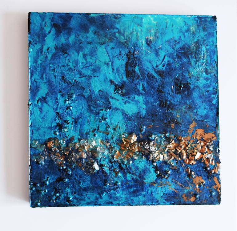 Original Abstract Expressionism Landscape Painting by Anna Sidi-Yacoub