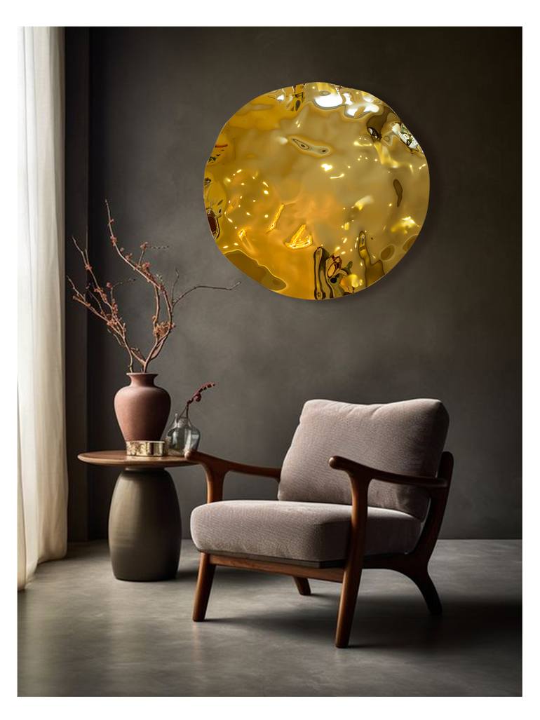 Original Art Deco Abstract Sculpture by Anna Sidi-Yacoub