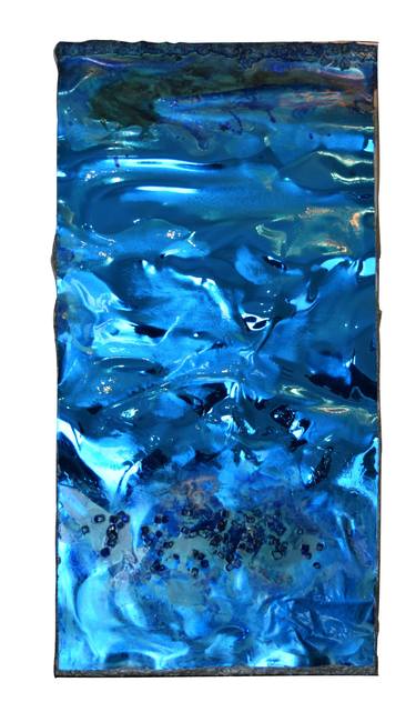 Original Art Deco Seascape Sculpture by Anna Sidi-Yacoub