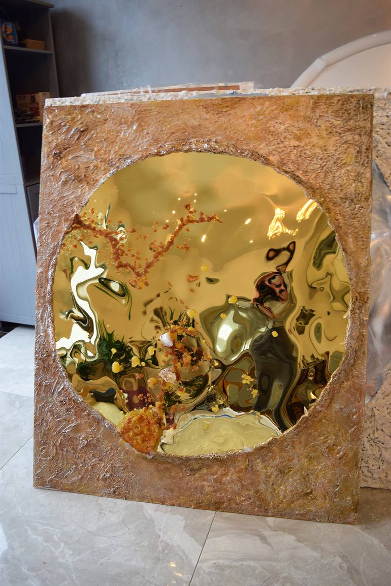 Original Art Deco Abstract Sculpture by Anna Sidi-Yacoub