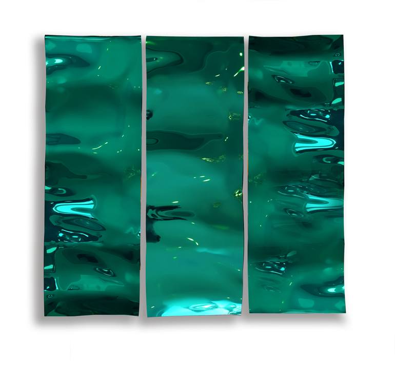 Original Art Deco Abstract Sculpture by Anna Sidi-Yacoub