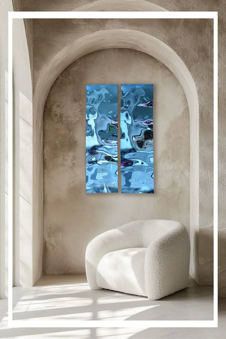 Original Art Deco Abstract Sculpture by Anna Sidi-Yacoub