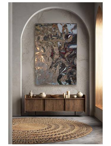 Original Art Deco Seascape Sculpture by Anna Sidi-Yacoub