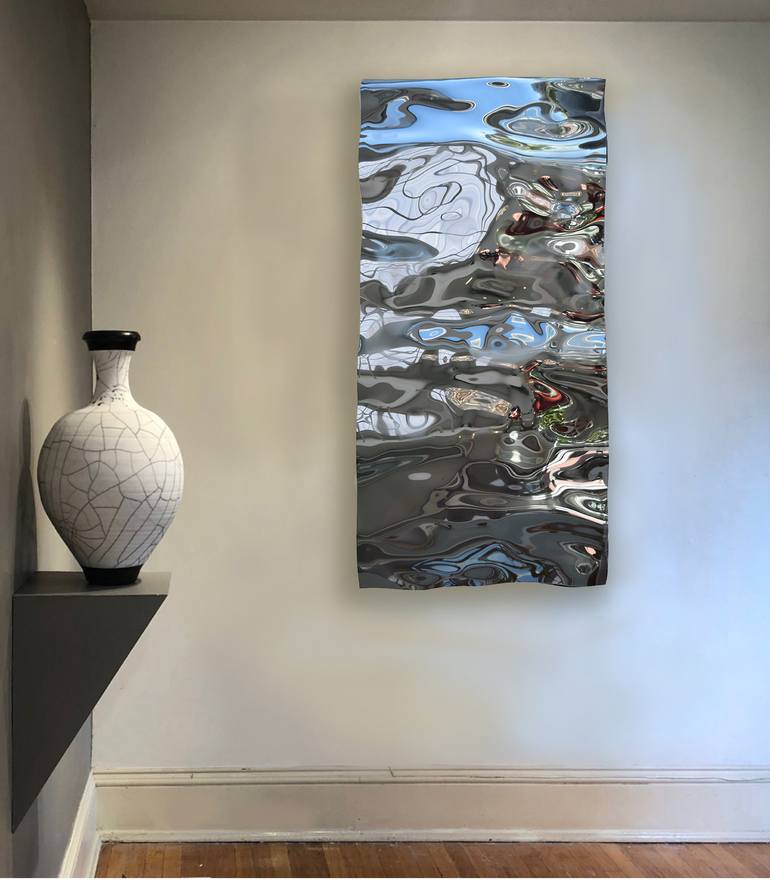 Original Art Deco Abstract Sculpture by Anna Sidi-Yacoub