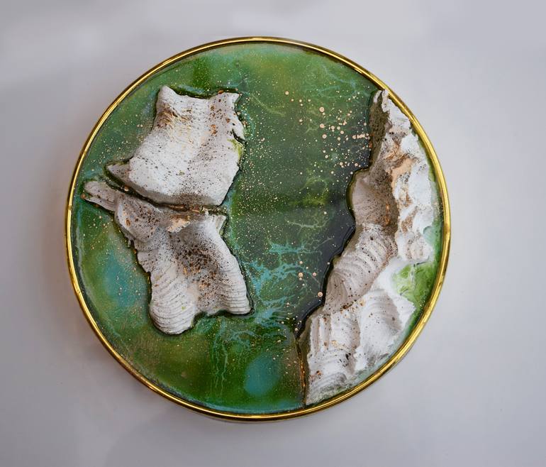Original Art Deco Abstract Sculpture by Anna Sidi-Yacoub