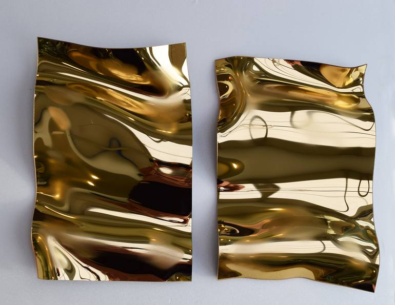 Original Art Deco Abstract Sculpture by Anna Sidi-Yacoub