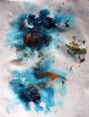 Original Abstract Aerial Paintings by Anna Sidi-Yacoub