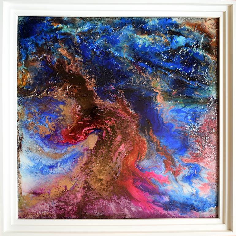 Original Abstract Landscape Painting by Anna Sidi-Yacoub