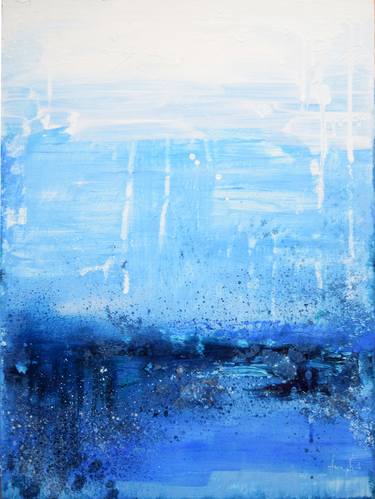 Original Abstract Seascape Paintings by Anna Sidi-Yacoub