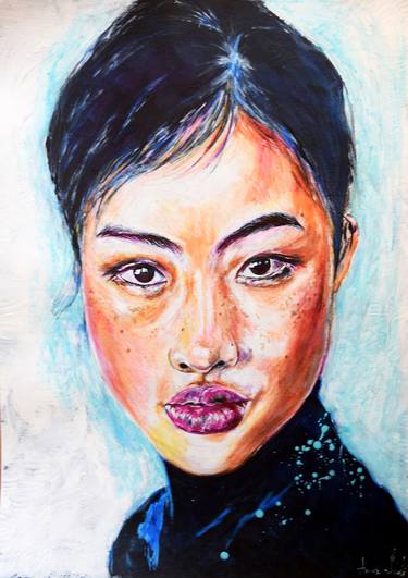 Original Portrait Paintings by Anna Sidi-Yacoub