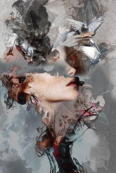 Original Abstract Expressionism Portrait Photography by Anna Sidi-Yacoub