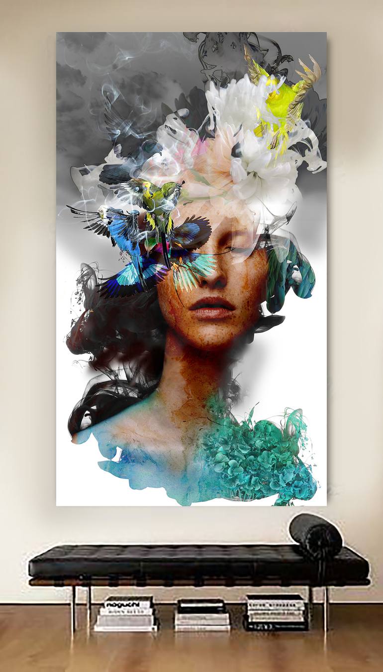 Original Art Deco Floral Photography by Anna Sidi-Yacoub