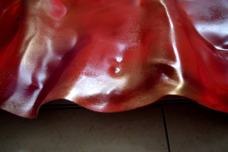 Original Art Deco Abstract Painting by Anna Sidi-Yacoub