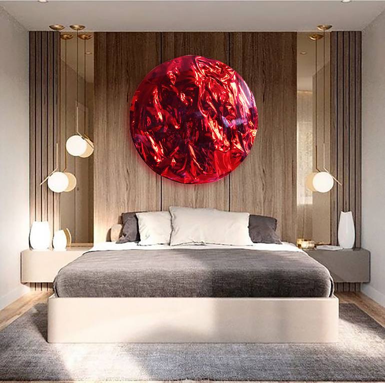Original Art Deco Abstract Sculpture by Anna Sidi-Yacoub