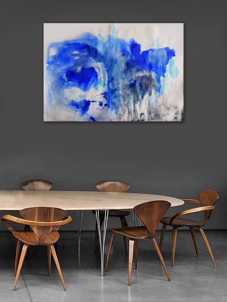 Original Expressionism Abstract Painting by Anna Sidi-Yacoub