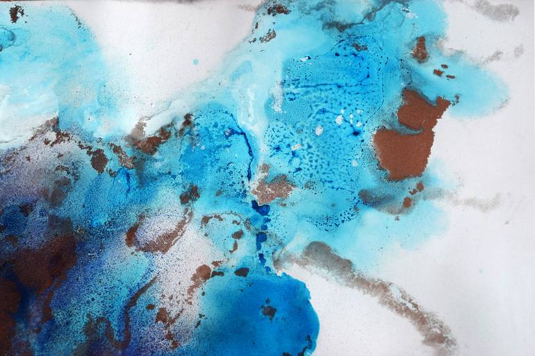 Original Conceptual Abstract Painting by Anna Sidi-Yacoub