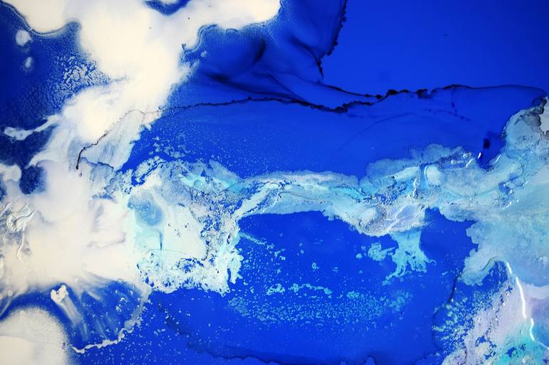 Original Conceptual Abstract Painting by Anna Sidi-Yacoub