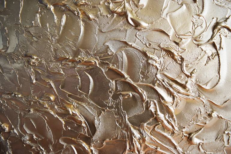 Original Art Deco Abstract Painting by Anna Sidi-Yacoub