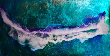 Water Effect /  Large Abstract Painting thumb