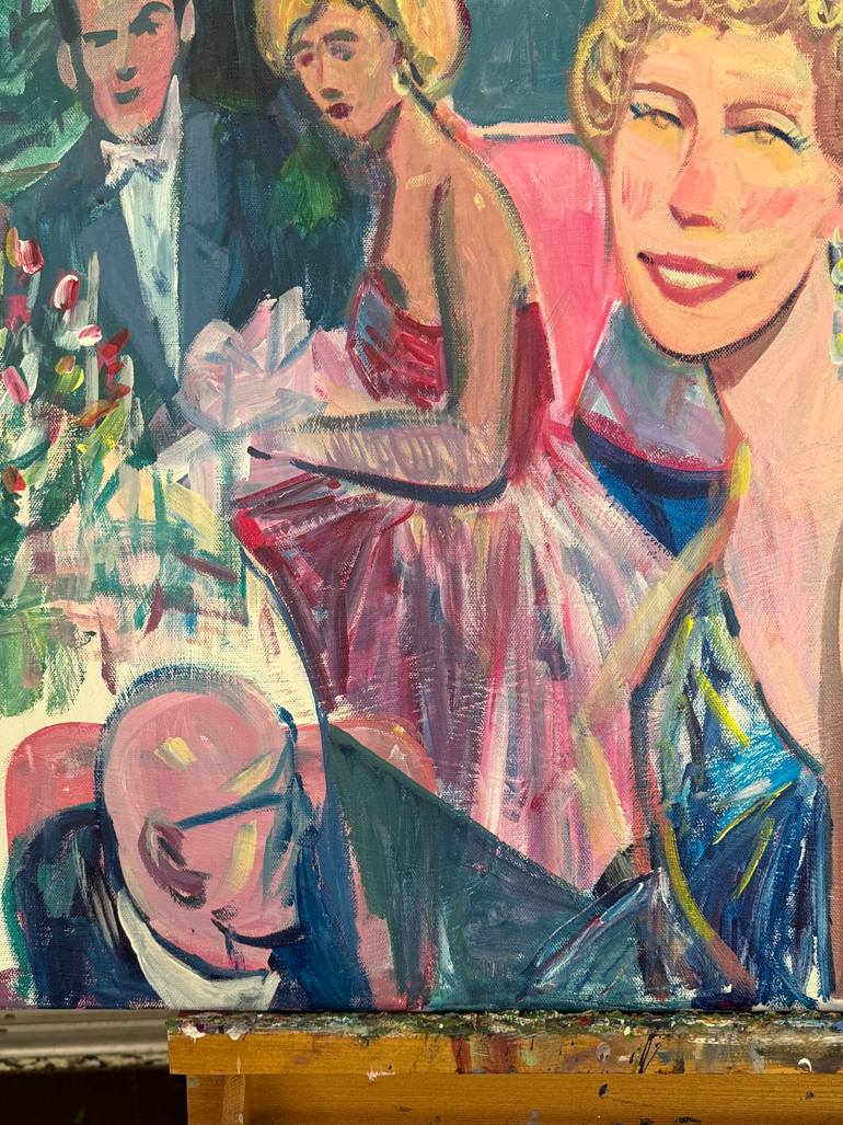 Original Contemporary People Painting by Gabriel Palma