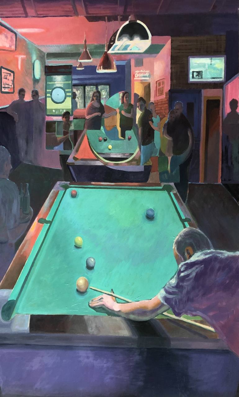 A pool hall, Where everyone can play'