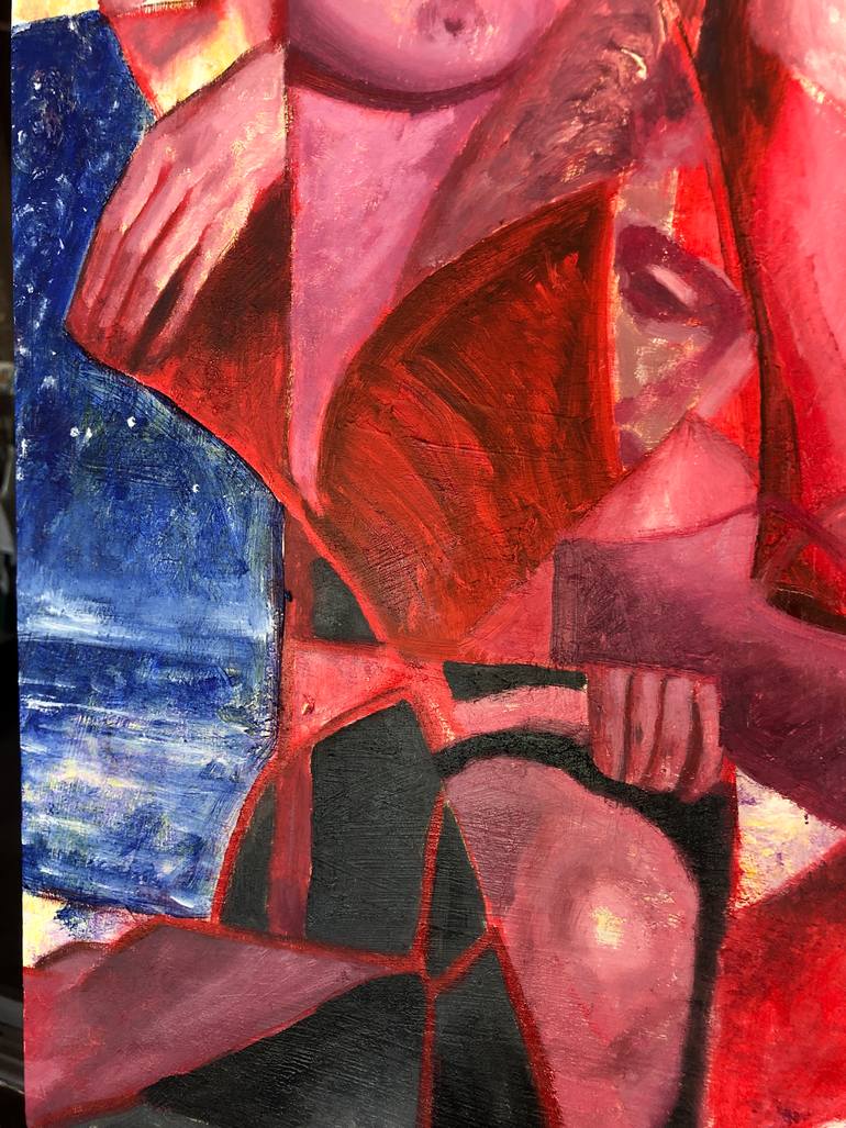 Original Abstract Expressionism Abstract Painting by Gabriel Palma