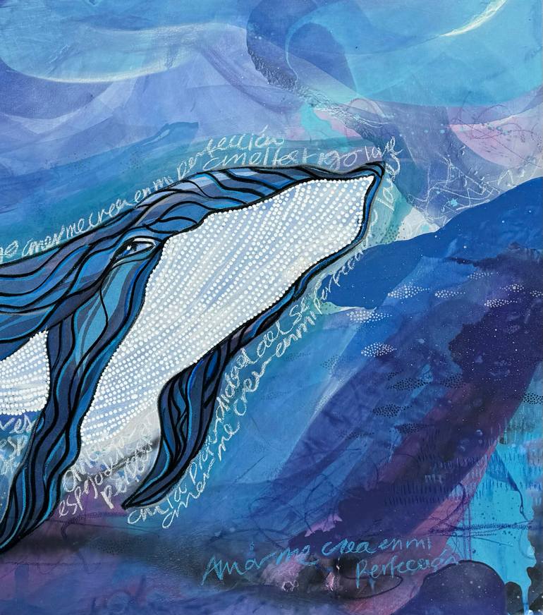 Original Contemporary Animal Painting by Aida Enriquez