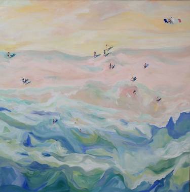 Print of Beach Paintings by Aida Enriquez