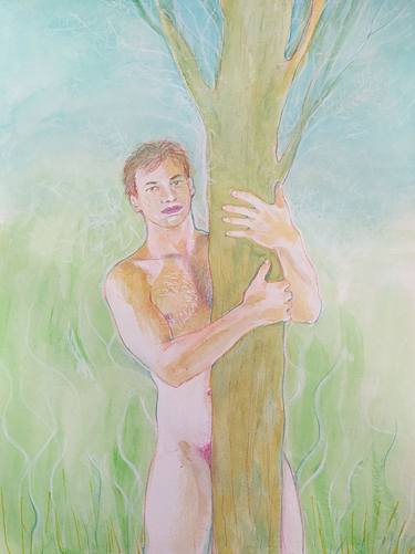 Original Figurative Nude Paintings by Loic Le Phoque Fringant