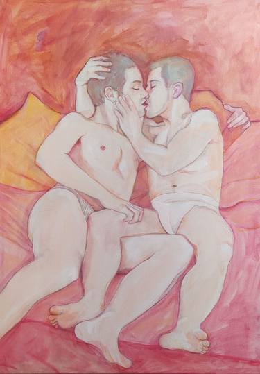 Print of Love Paintings by Loic Le Phoque Fringant