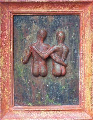 Original Expressionism Erotic Paintings by Loic Le Phoque Fringant