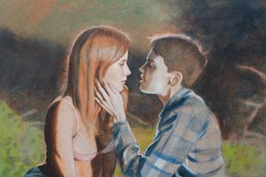 Print of Realism Love Paintings by Loic Le Phoque Fringant