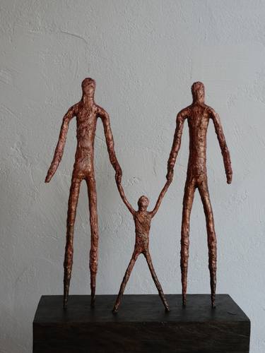 Print of People Sculpture by Loic Le Phoque Fringant