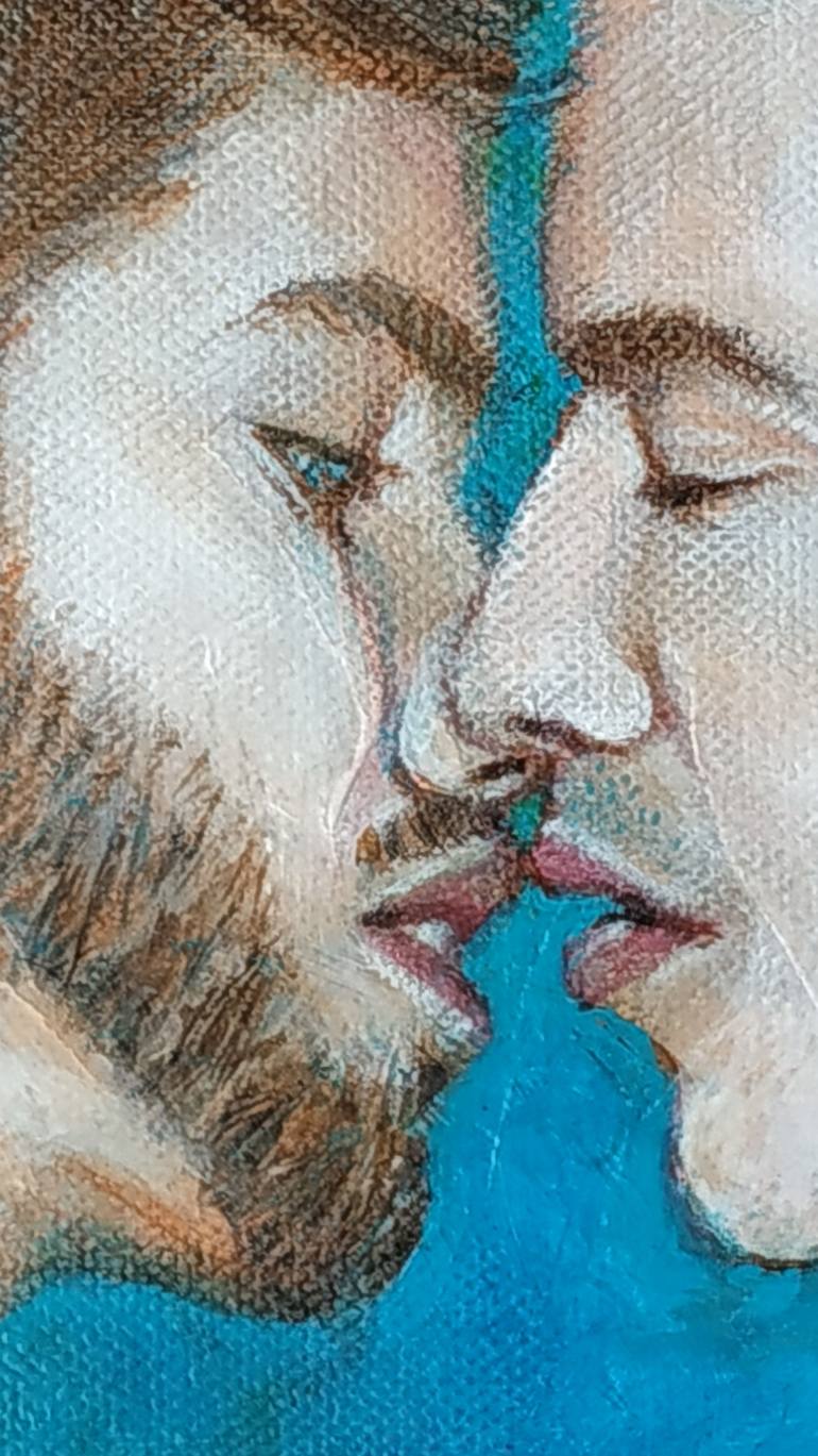 Original Figurative Men Painting by Loic Le Phoque Fringant