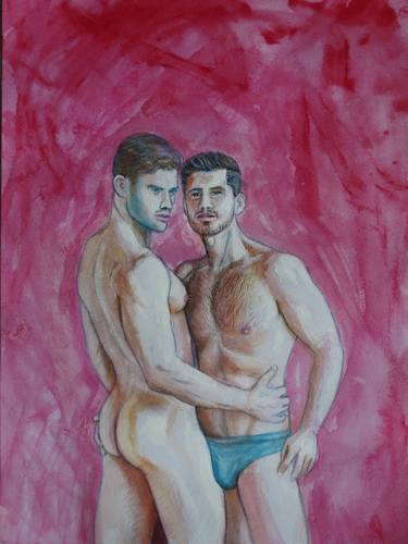 Original Erotic Paintings by Loic Le Phoque Fringant