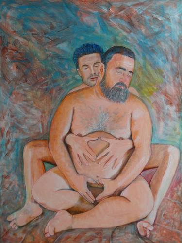 Original Fine Art Erotic Paintings by Loic Le Phoque Fringant