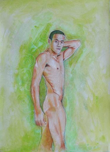 Original Figurative Nude Paintings by Loic Le Phoque Fringant