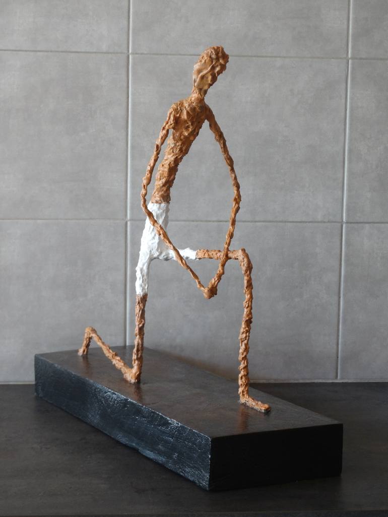 Original Education Sculpture by Loic Le Phoque Fringant