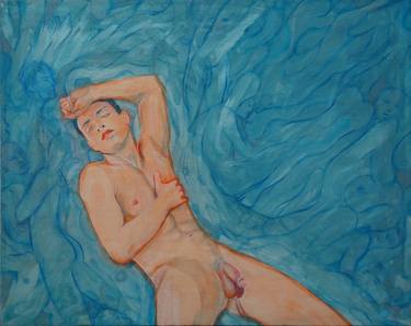 Original Fine Art Nude Paintings by Loic Le Phoque Fringant