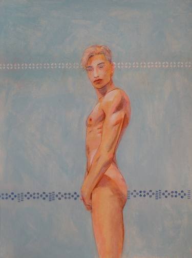 Original Figurative Nude Paintings by Loic Le Phoque Fringant