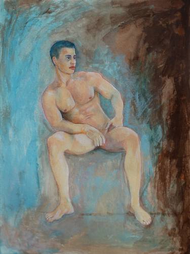 Original Figurative Nude Paintings by Loic Le Phoque Fringant