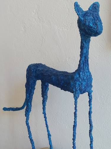 Original Expressionism Animal Sculpture by Loic Le Phoque Fringant