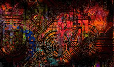 Print of Abstract Digital by Hamrizal Hamid