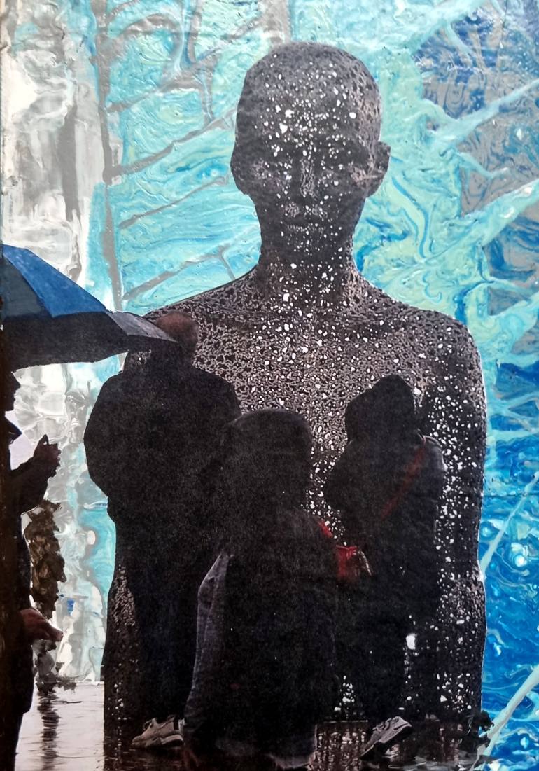 Original Conceptual Landscape Painting by Cecile Gonne-Victoria