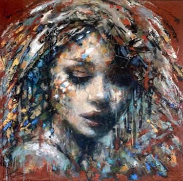 Original Figurative Women Paintings by Evelyn Hamilton