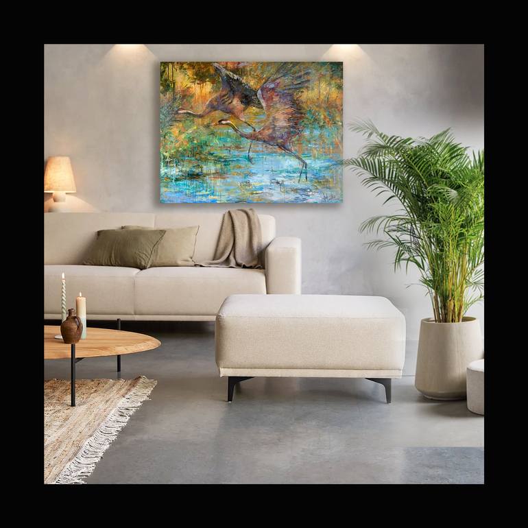 Original Impressionism Nature Painting by Evelyn Hamilton